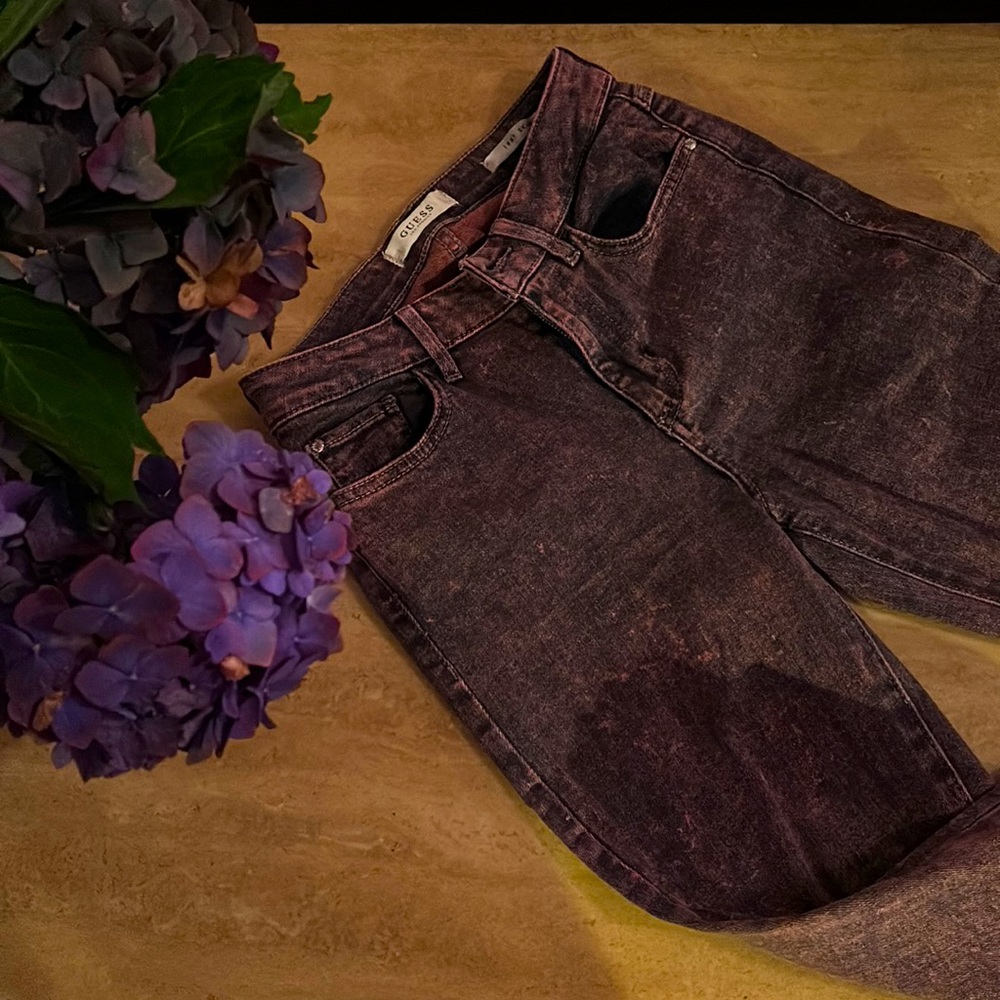 Guess Acid Wash Skinny Jeans